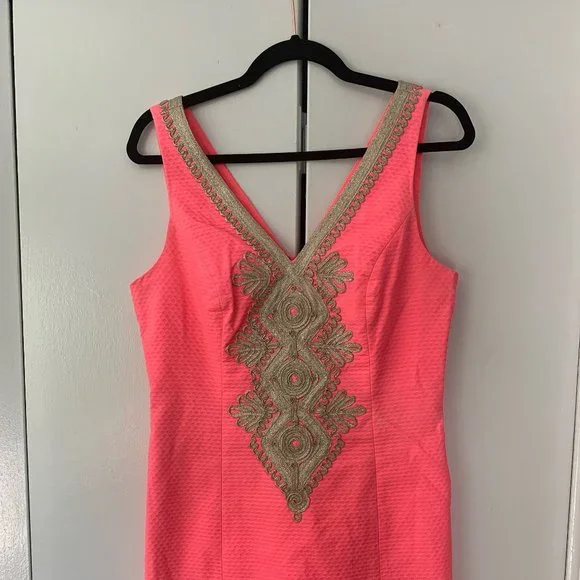 Lilly Pulitzer Pink Junie Shift Dress - Picture 2 of 6